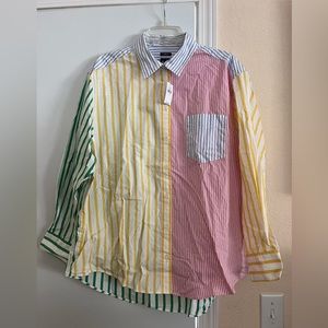 NWT Gap The Big Shirt. Multi Color Size L